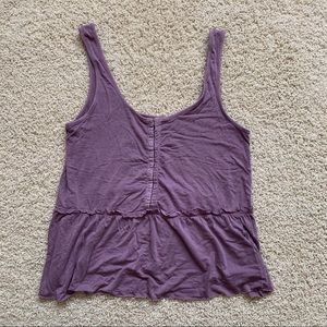 American Eagle Peplum Tank